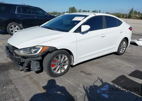 2018 Hyundai Elantra Sel from USA, damaged, VIN 5NPD84LF7JH237297